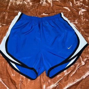 Blue Nike Temp Running Shorts